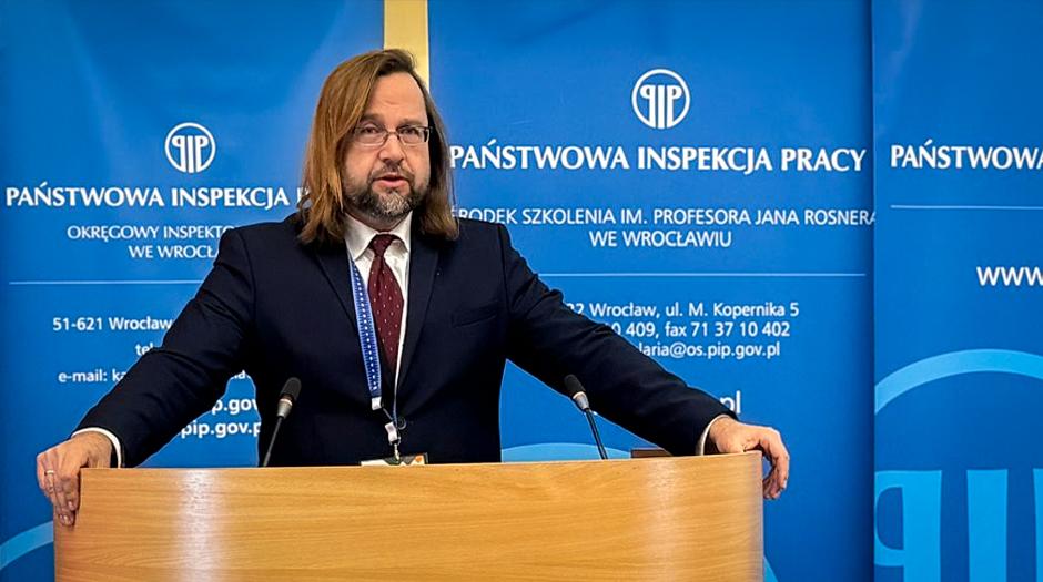 Marcina Stanecki na konferencji w Politechnice Wroclawskiej